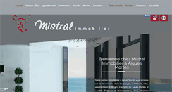 Desktop Screenshot of mistral-immo.com